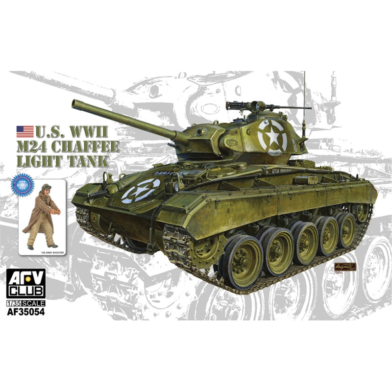 M24 Chaffee Light Tank US Army & Bonus Figure