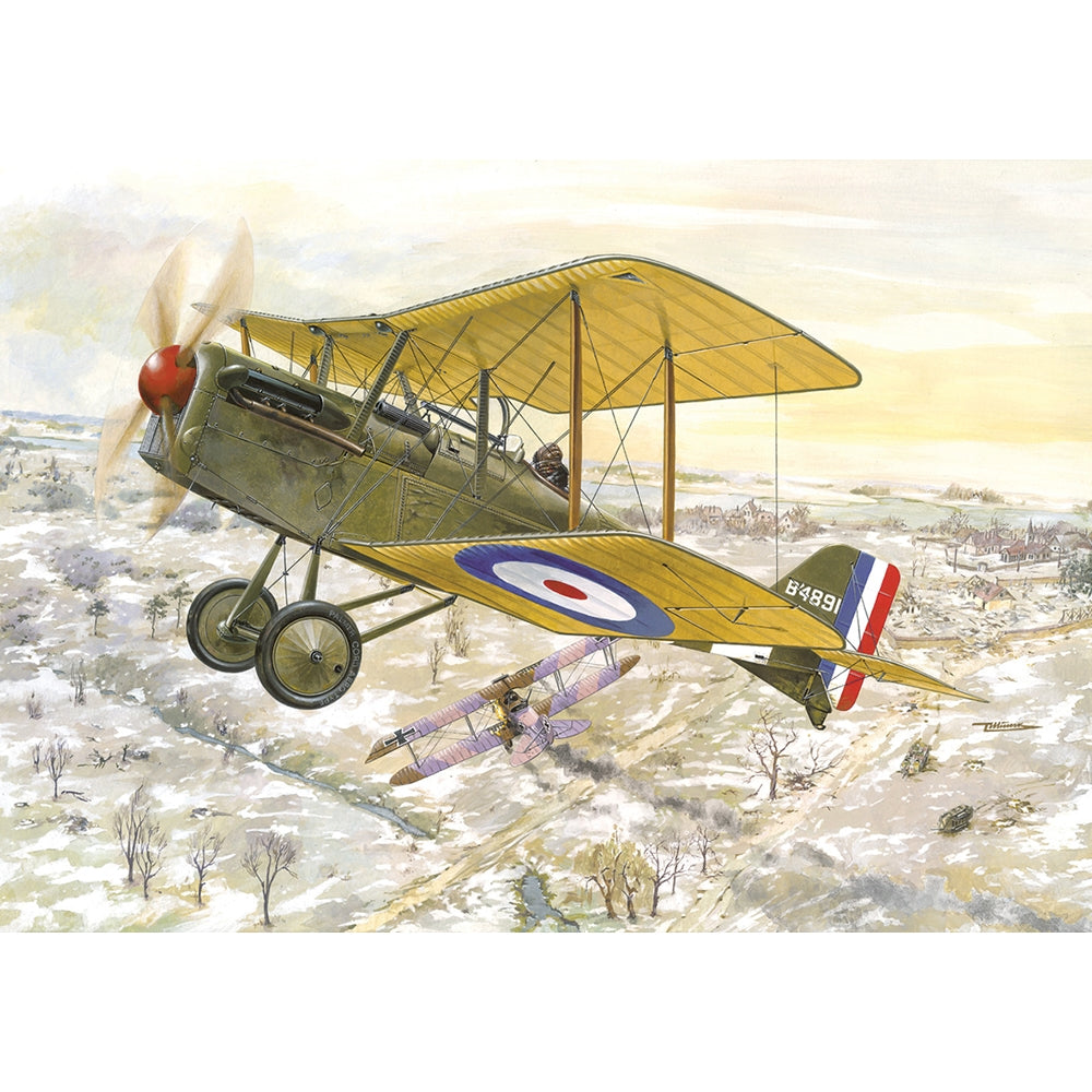 British Royal Air Force S.E.5a w/ Hispano Suiza WWI Fighter Aircraft 1:72