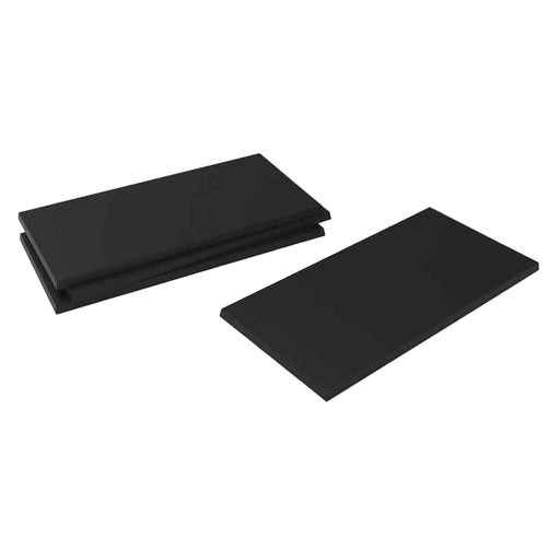 Plastic Bases - Rectangle 100x50mm Black