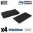 Plastic Bases - Rectangle 100x50mm Black