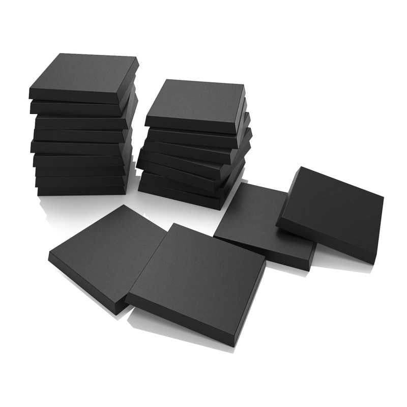 Plastic Bases - Square 25x25mm Black