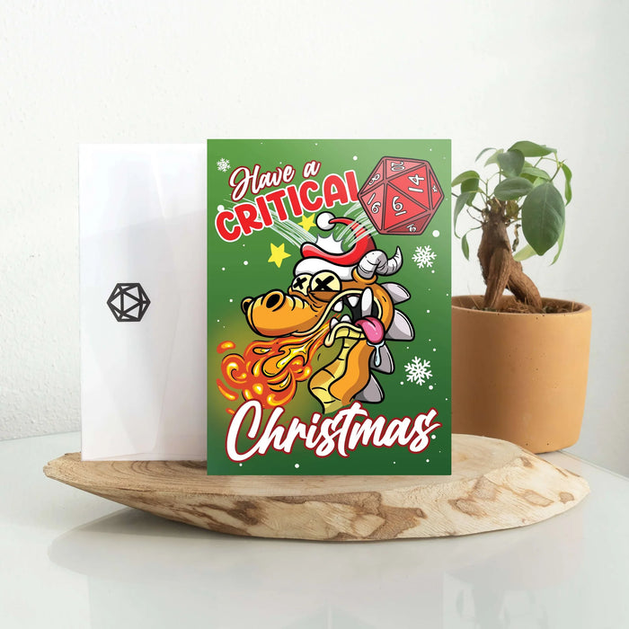GlassStaff Greeting Card - Critical Christmas