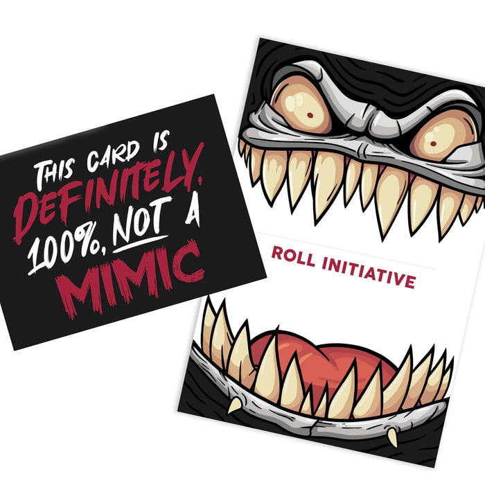 GlassStaff Greeting Card - Not A Mimic