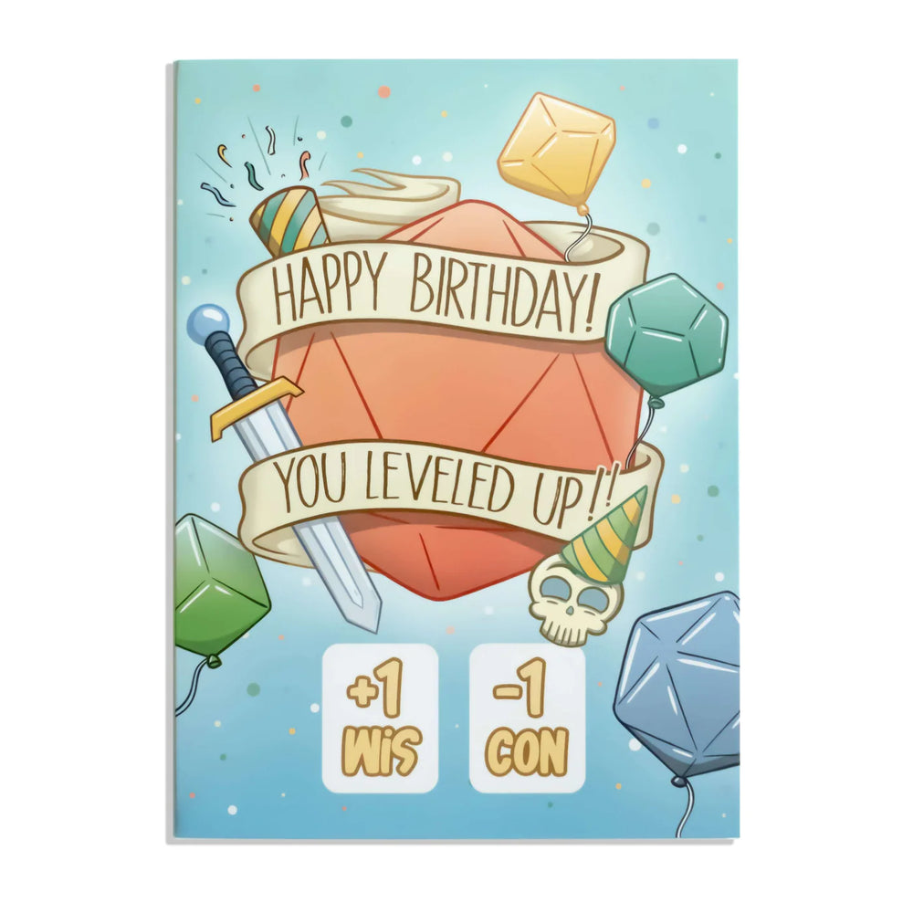GlassStaff Greeting Card - Birthday D20