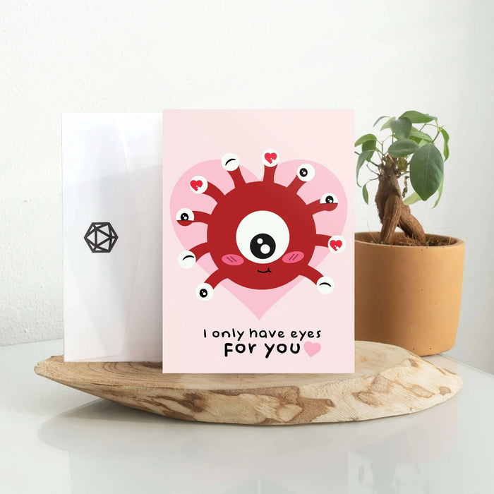 GlassStaff Greeting Card - Only Eyes for You
