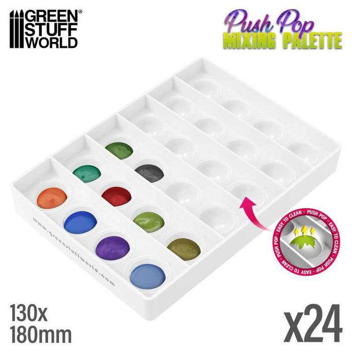 Green Stuff World Push Pop Mixing Palette