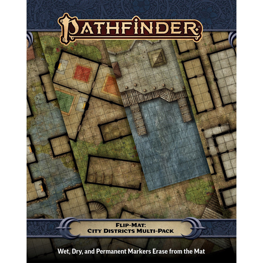 Pathfinder Flip-Mat Map: Bigger Village - Prezzo - Offerta Online