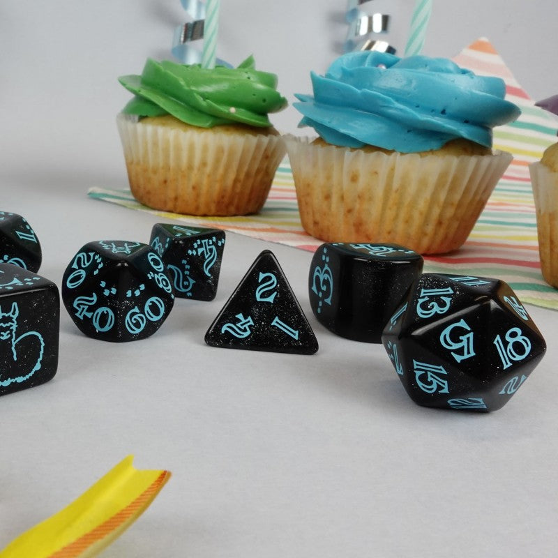 Q WORKSHOP 20 Years: Llama Dice Set
