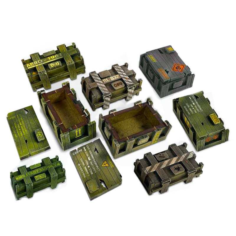 Rectangular wooden MDF boxes