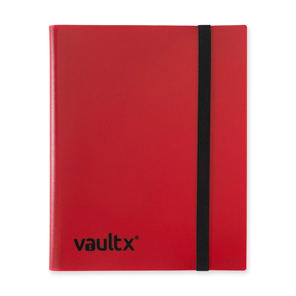 Vault X 9-Pocket Strap Binder - Red
