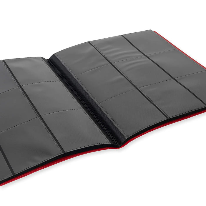 Vault X 9-Pocket Strap Binder - Red