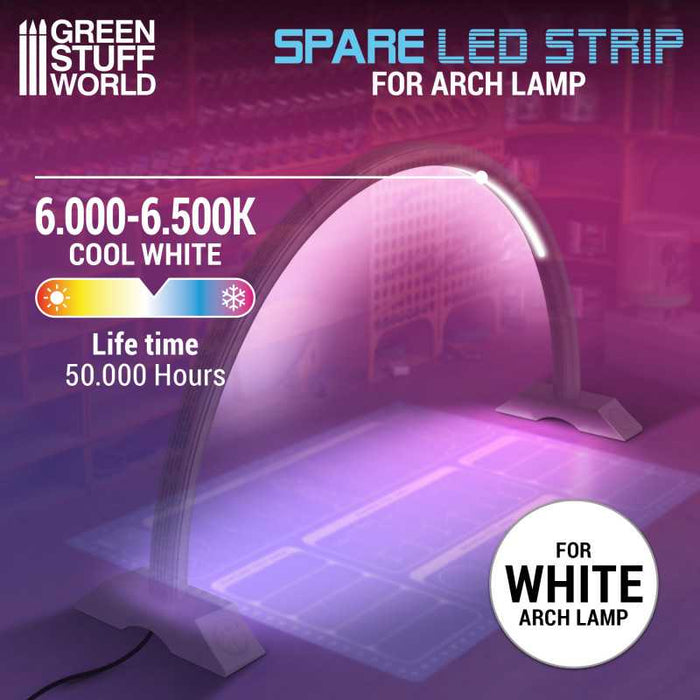 Replacement LED Strip for Arch Lamp - Faded White