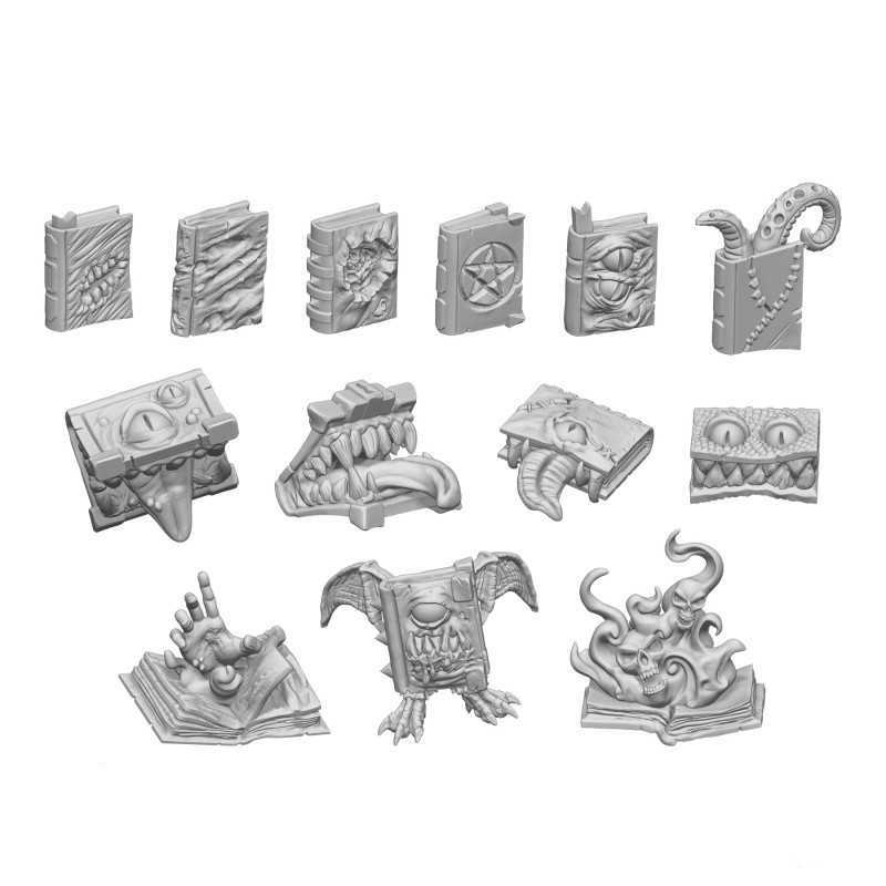 Resin Bits - Cursed Books