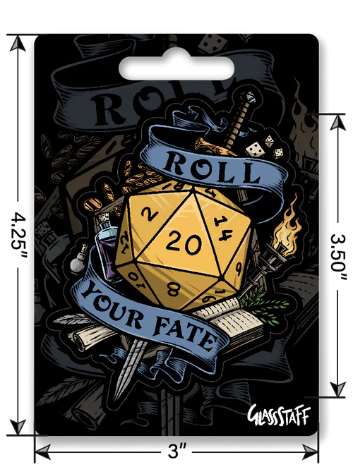 GlassStaff Sticker - Roll Your Fate 2