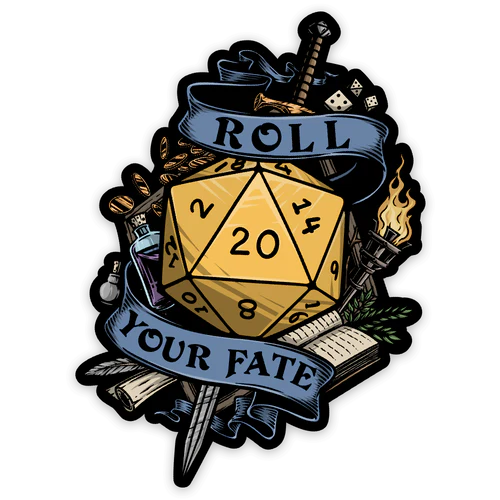 GlassStaff Sticker - Roll Your Fate 2