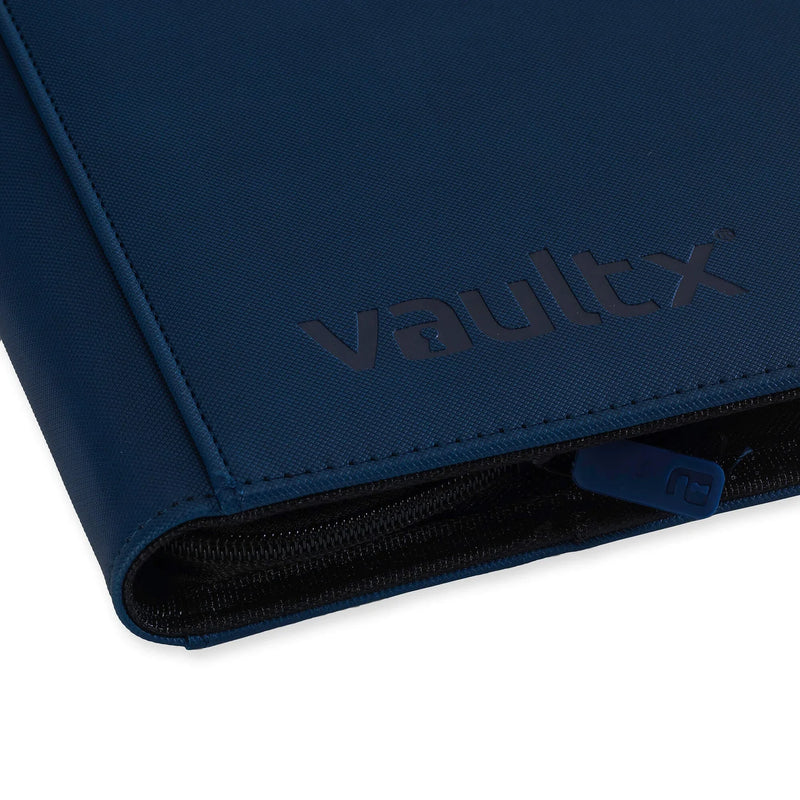 Vault X 12-Pocket Exo-Tec Zip Binder - Royal Blue