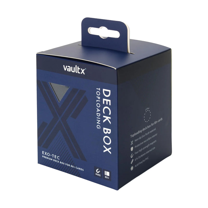 Vault X Exo-Tec Toploading Deck Box 80+ - Royal Blue