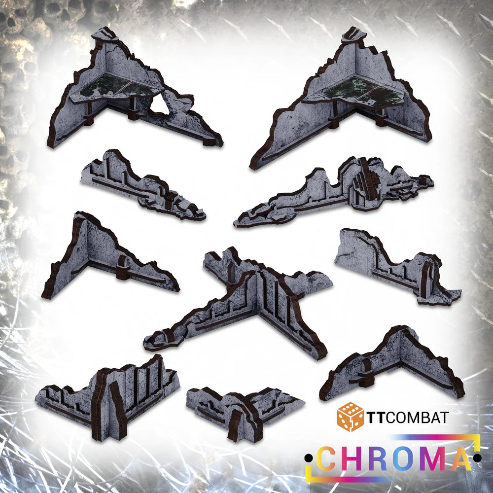 TTCombat Chroma: Gothic Ruined Walls