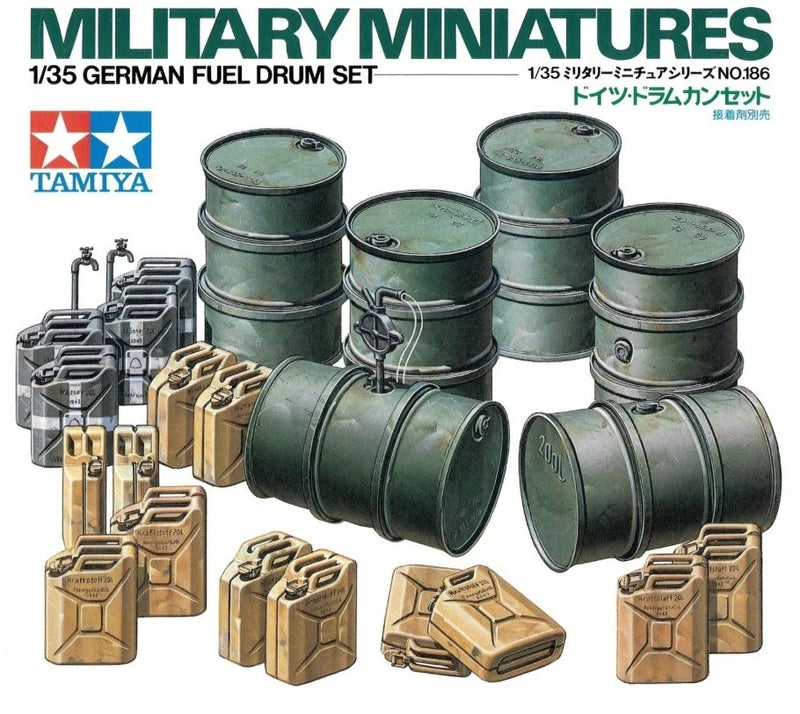 German Fuel Drum Set (1:35)