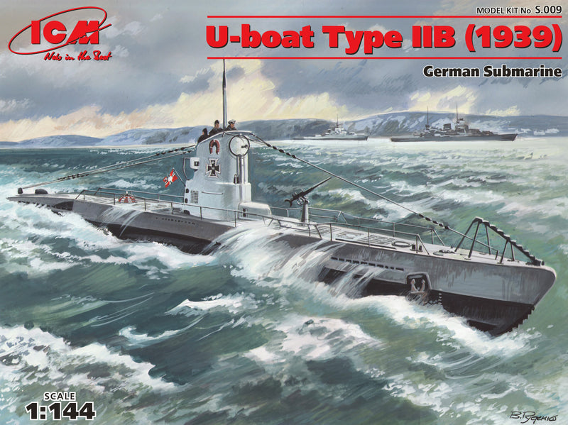 U-Boat Type IIB (1939), German Submarine 1:144