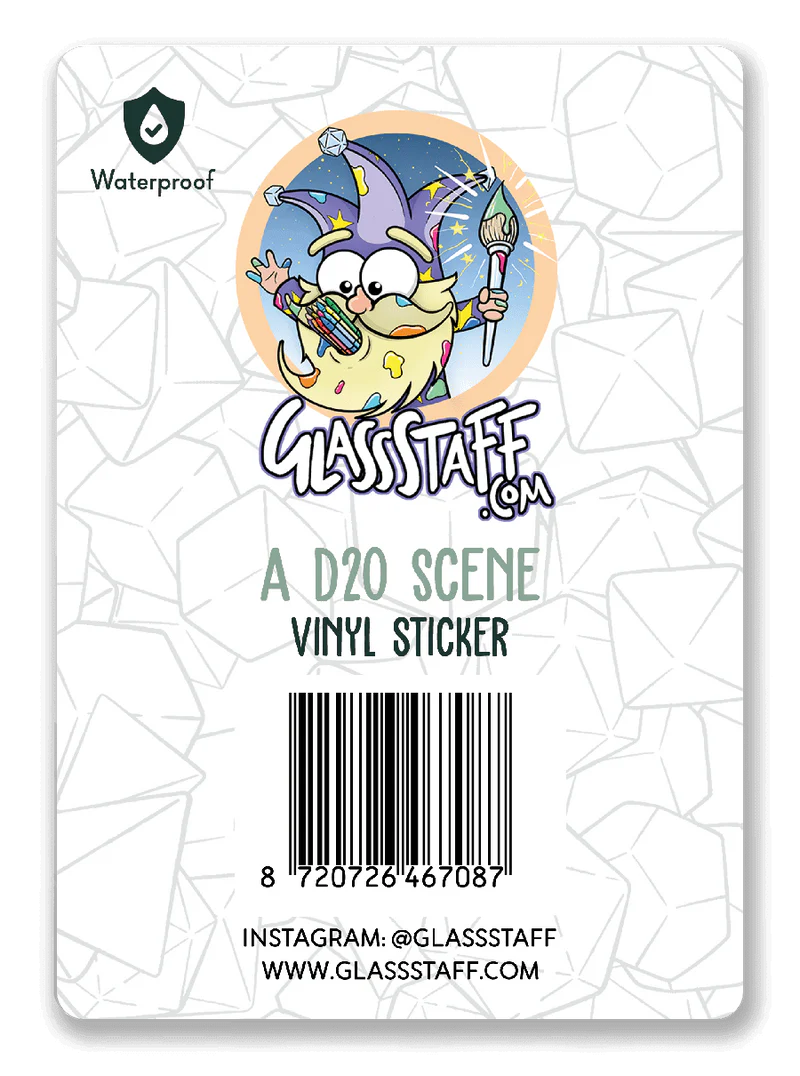 GlassStaff Sticker - A D20 Scene