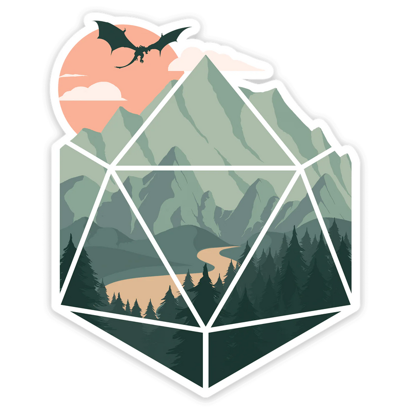 GlassStaff Sticker - A D20 Scene