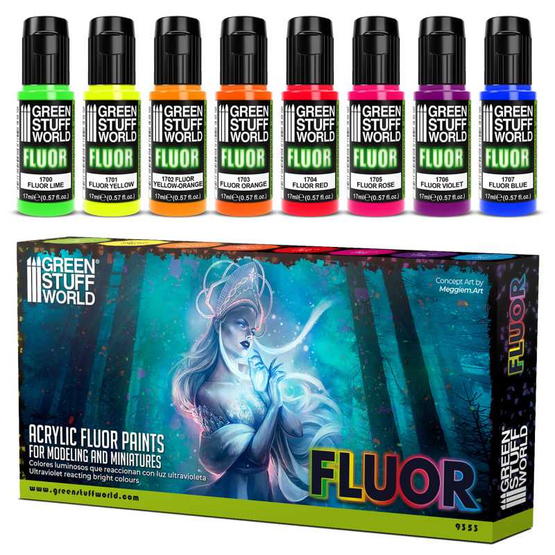Fluor Paints Set