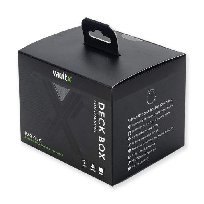 Vault X Exo-Tec Sideloading Deck Box 100+ - Signature Black