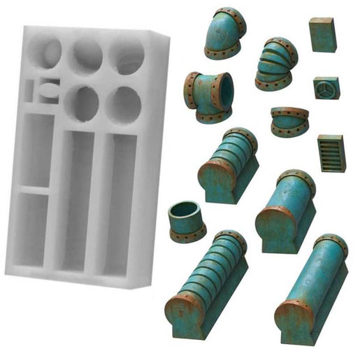 Silicone Moulds - Industrial Pipes