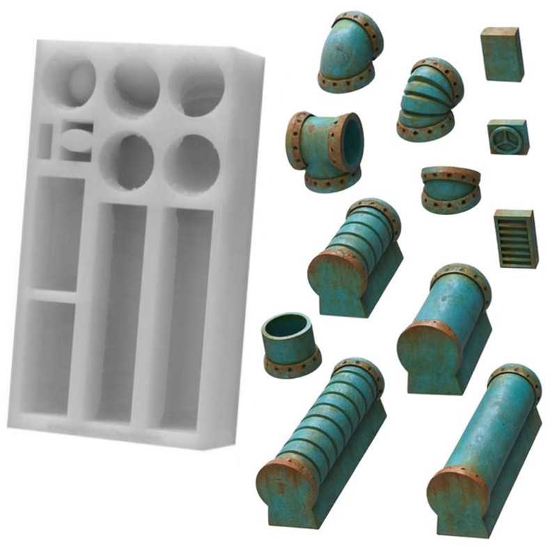 Silicone Moulds - Industrial Pipes
