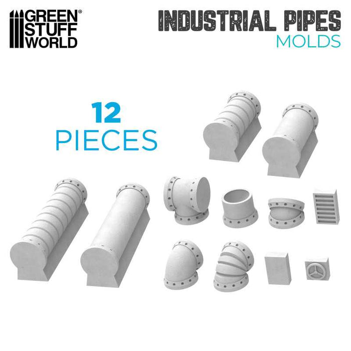 Silicone Moulds - Industrial Pipes