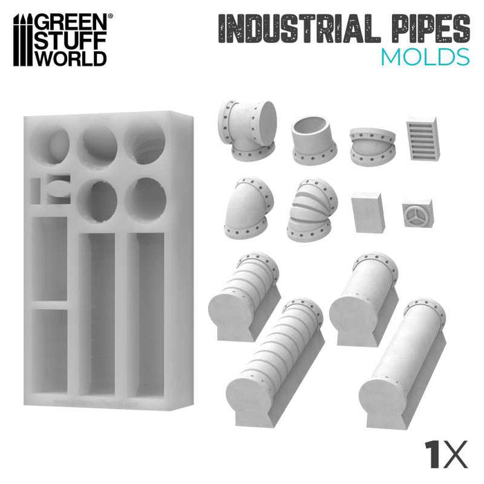 Silicone Moulds - Industrial Pipes