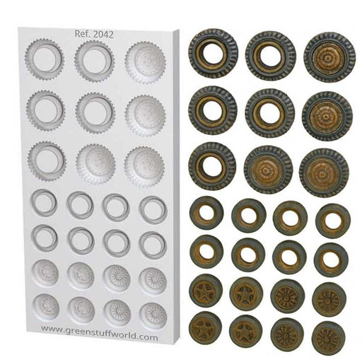 Silicone Moulds - Tyres & Hubcaps