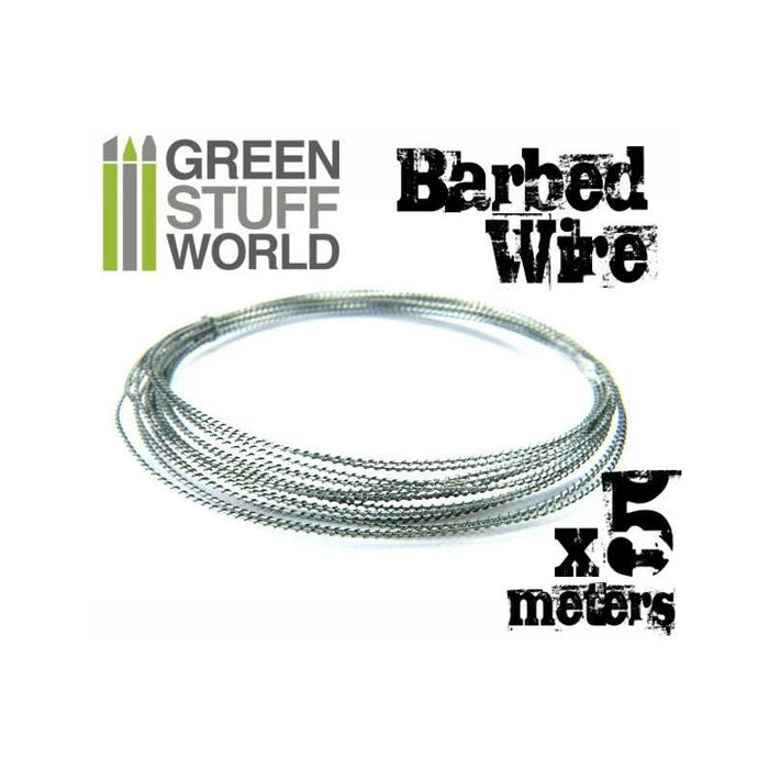 Simulated Barbed Wire (5 Metres) - 1/48 & 1/52 Scale (30mm)
