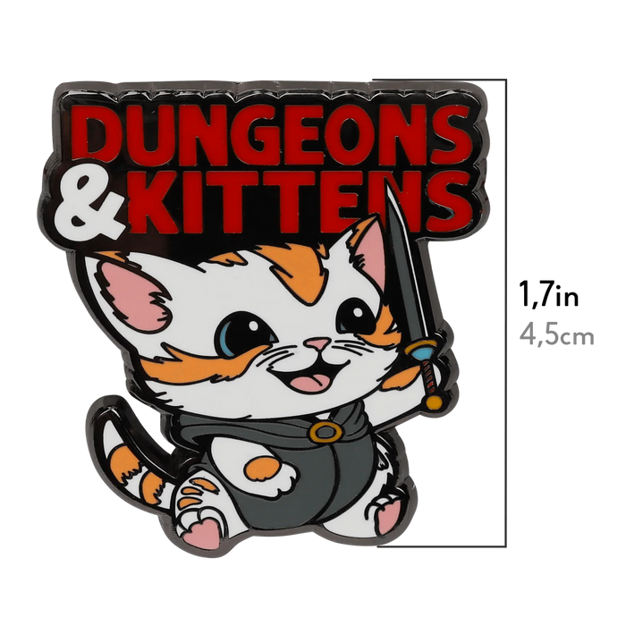 GlassStaff Enamel Pin - Dungeons & Kittens
