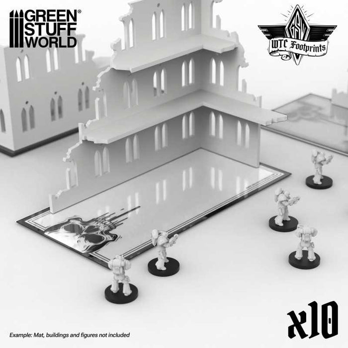 Basic WTC Glasspack Footprints Set - Skull