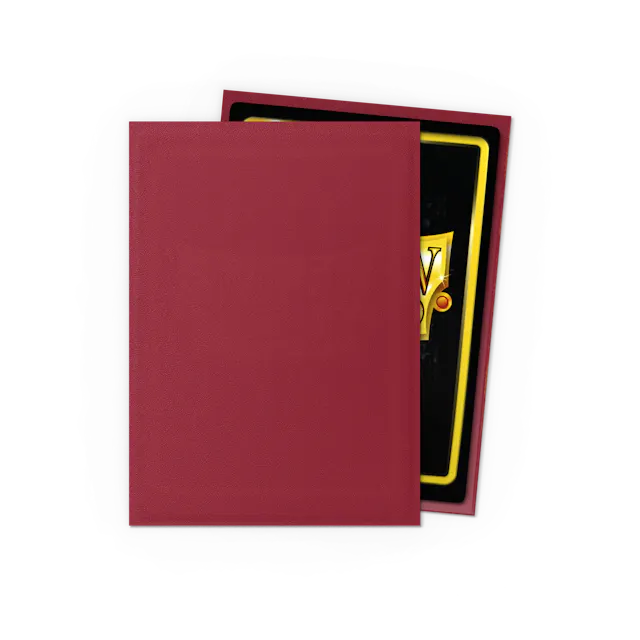 Dragon Shield Standard Sleeves - Blood Red (100 Sleeves)