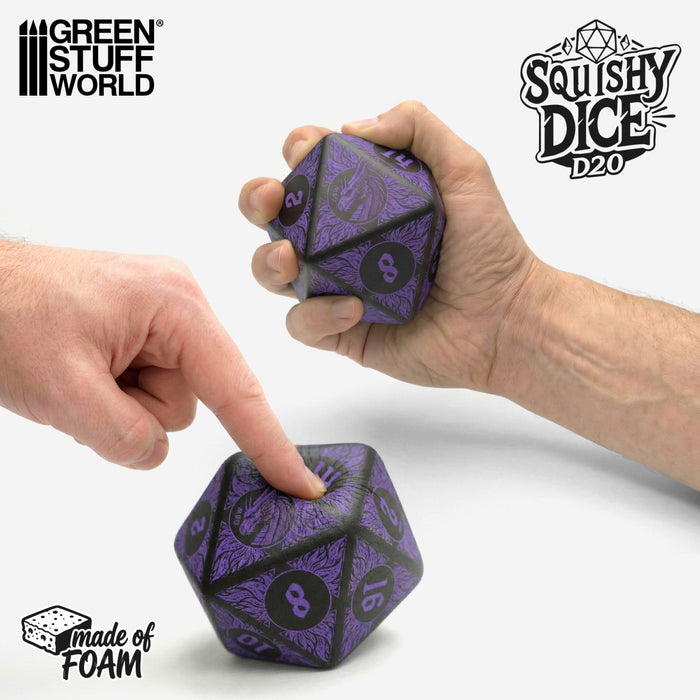 Squishy D20 Dice - Dragon