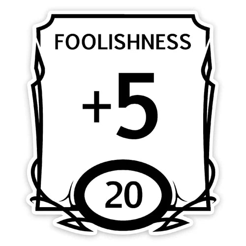 GlassStaff Sticker - Stat Block Foolishness