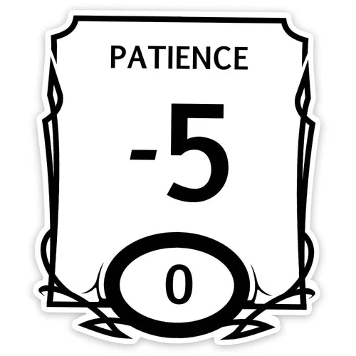 GlassStaff Sticker - Stat Block Patience
