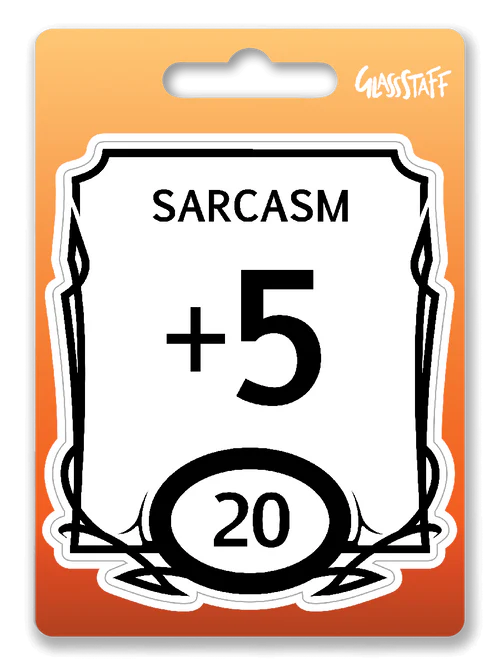 GlassStaff Sticker - Stat Block Sarcasm