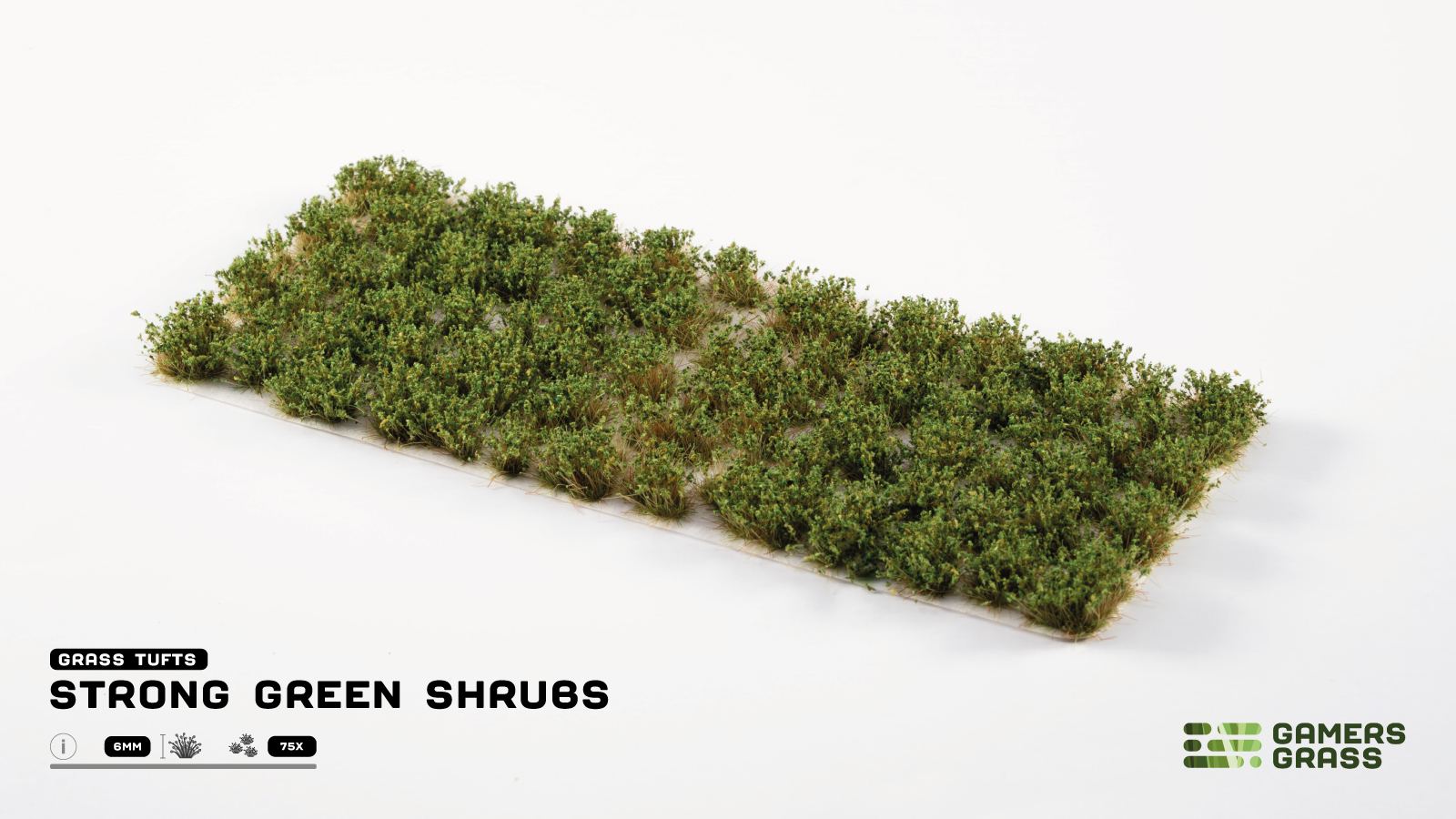 GamersGrass Static Grass Tufts - Strong Green Shrubs