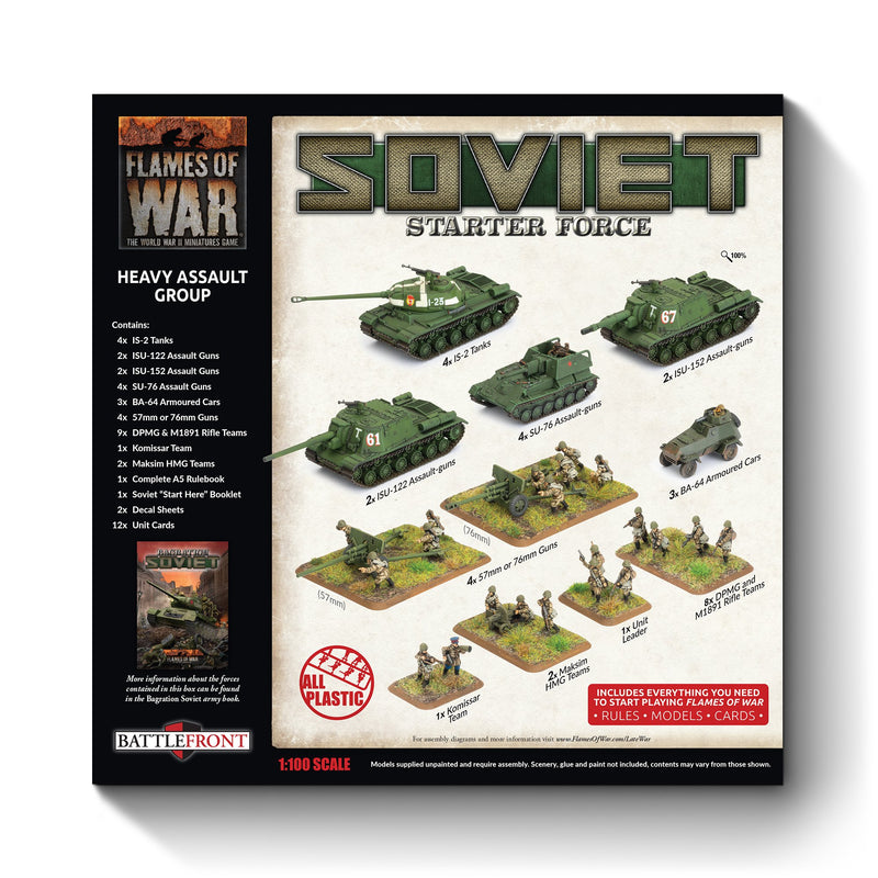 Flames of War Soviet Starter Force: Heavy Assault Group