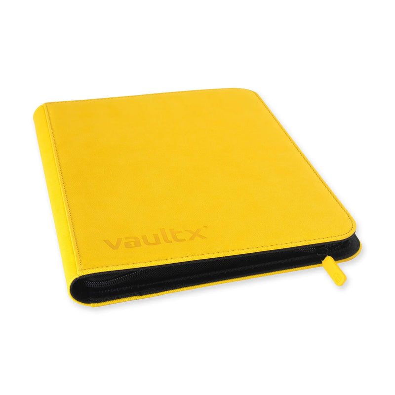 Vault X 9-Pocket Exo-Tec Zip Binder - Sunrise Yellow