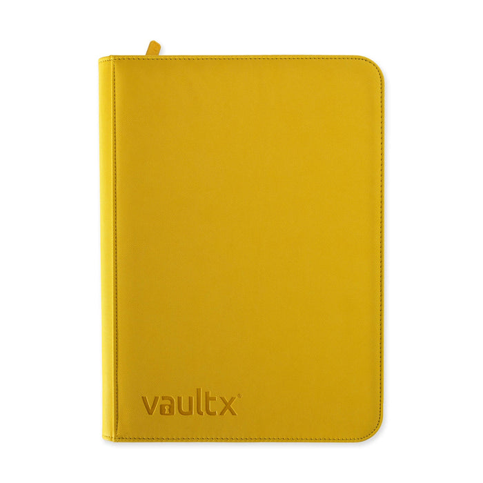 Vault X 9-Pocket Exo-Tec Zip Binder - Sunrise Yellow