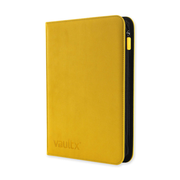 Vault X 9-Pocket Exo-Tec Zip Binder - Sunrise Yellow