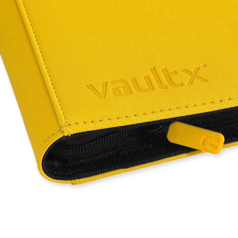 Vault X 4-Pocket Exo-Tec Zip Binder - Sunrise Yellow