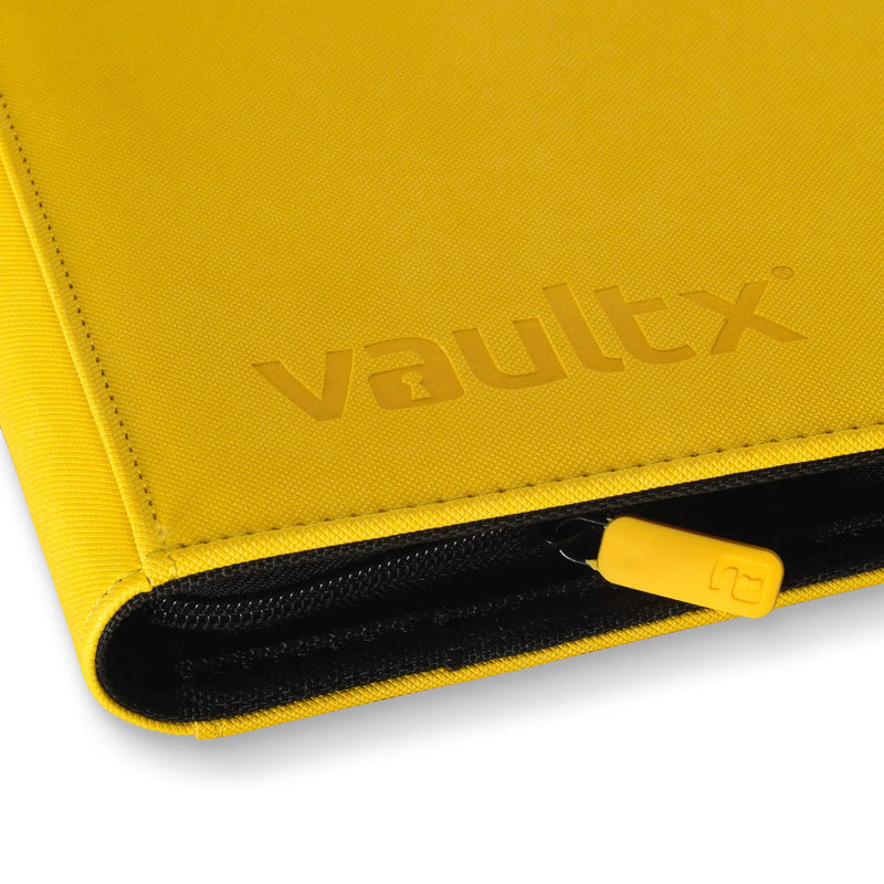 Vault X 9-Pocket Exo-Tec Zip Binder - Sunrise Yellow