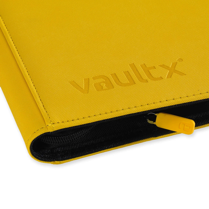 Vault X 12-Pocket Exo-Tec Zip Binder XL - Yellow