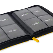 Vault X 4-Pocket Exo-Tec Zip Binder - Sunrise Yellow
